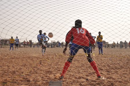 ladies turn but football